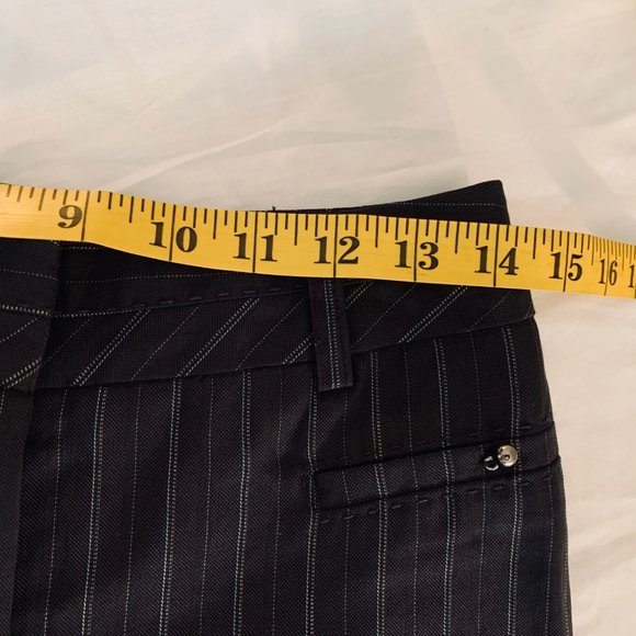 New Generation The Day's Black and White Pinstripe Wide Leg Pants - Picture 9 of 12